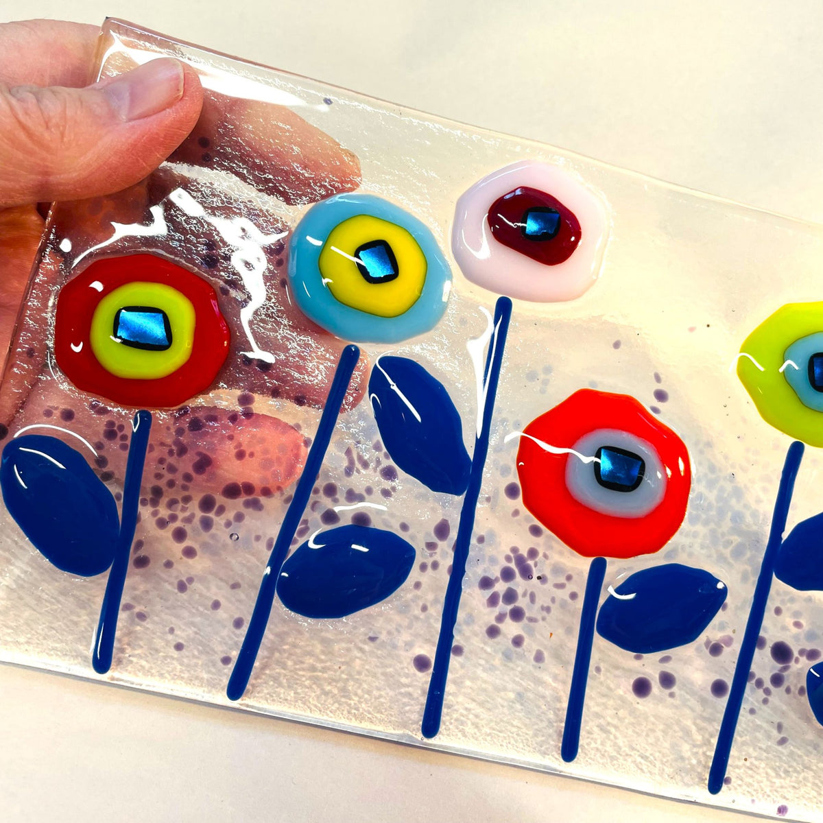 Pop Art Flower Suncatcher