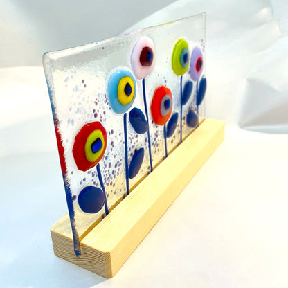 Pop Art Flower Suncatcher